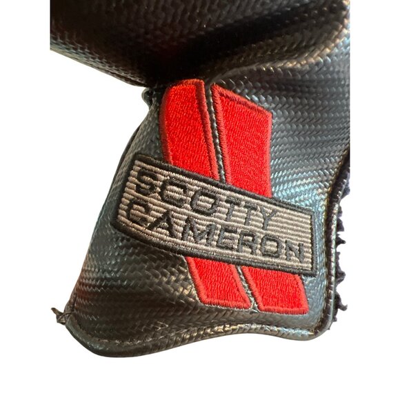Scotty Cameron Milled Putters Headcover Titleist Golf Club Cover Black & Red - Picture 2 of 7